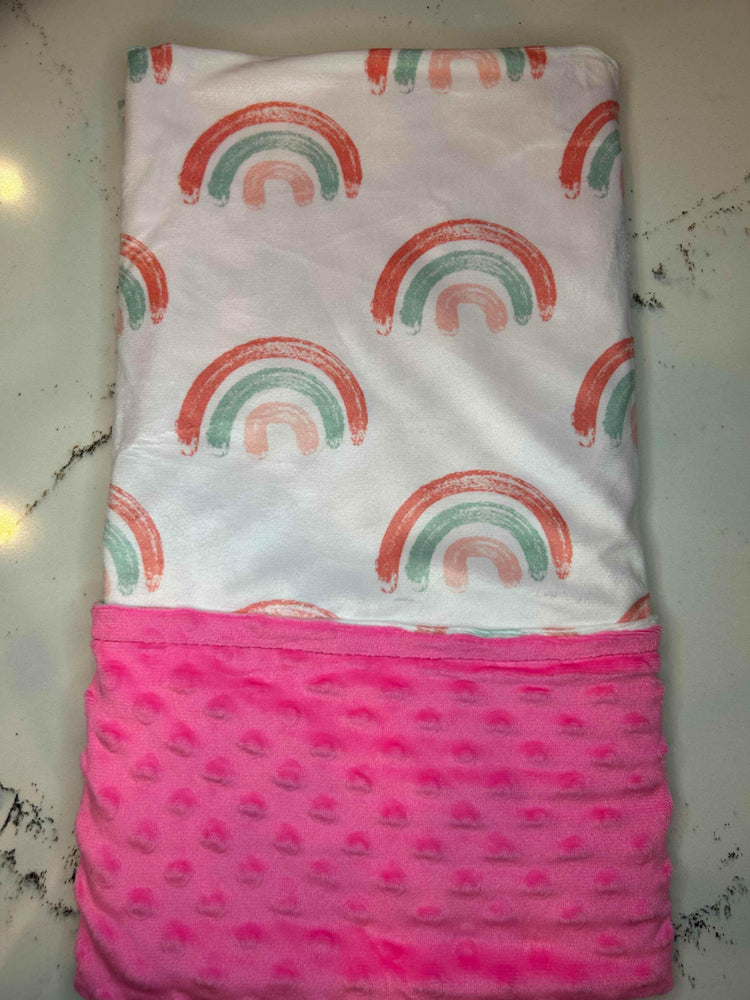 Colorful Creations Minky Blanket by Growing Sprouts