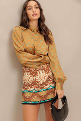 MOROCCAN MUSE WOVEN SKORT PANTS by Flying Tomato