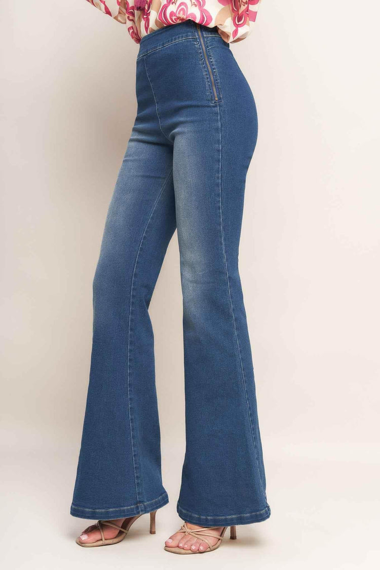 HEAVENLY HUES DENIM PANTS PANTS by Flying Tomato