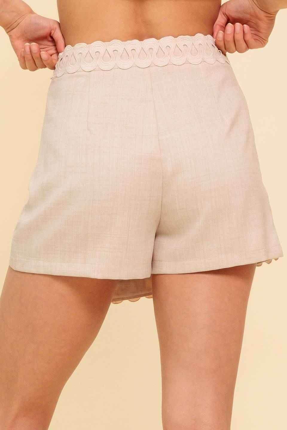 SURFING BY MOONLIGHT WOVEN SKORT SHORTS by Flying Tomato