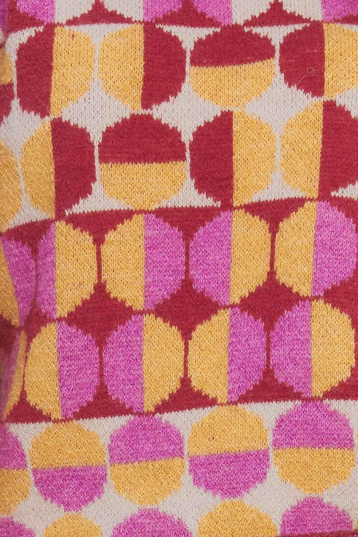 CHEER YOU ON JACQUARD SWEATER TOP SWEATERS by Flying Tomato