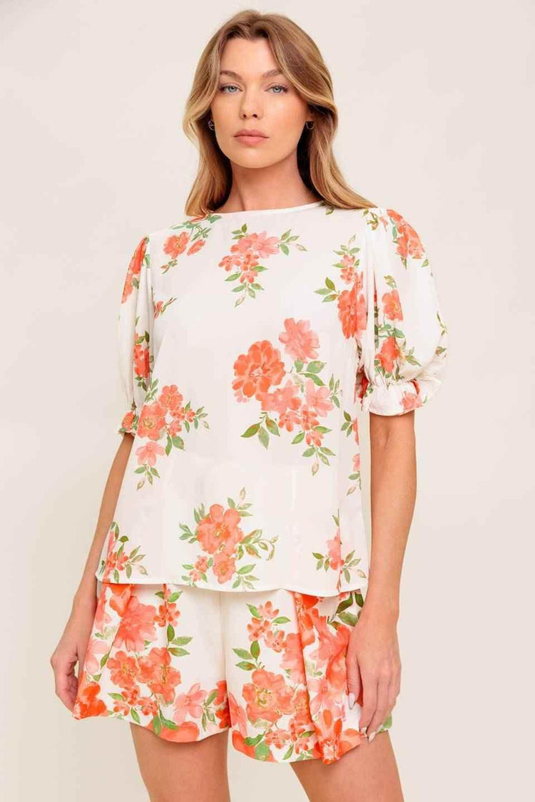 LOVELY DAYS IVORY WOVEN TOP TOPS by Flying Tomato