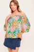 LOVING VOW GREEN WOVEN TOP TOPS by Flying Tomato
