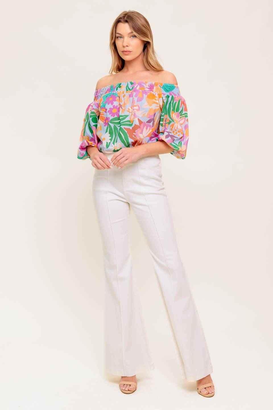 PRECIOUS MOMENT WOVEN TOP TOPS by Flying Tomato
