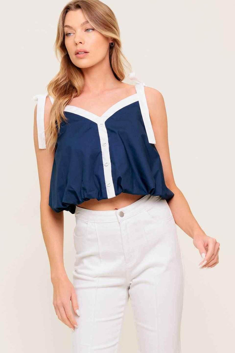 SCENT OF SPRING WOVEN TOP TOPS by Flying Tomato
