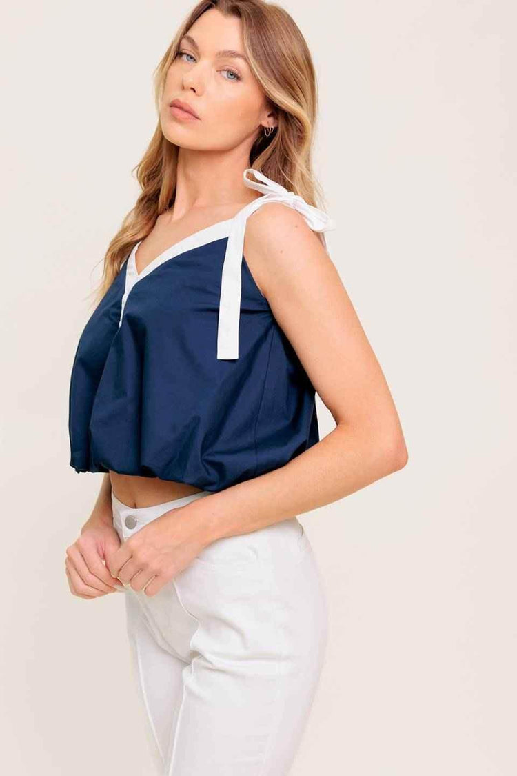 SCENT OF SPRING WOVEN TOP TOPS by Flying Tomato