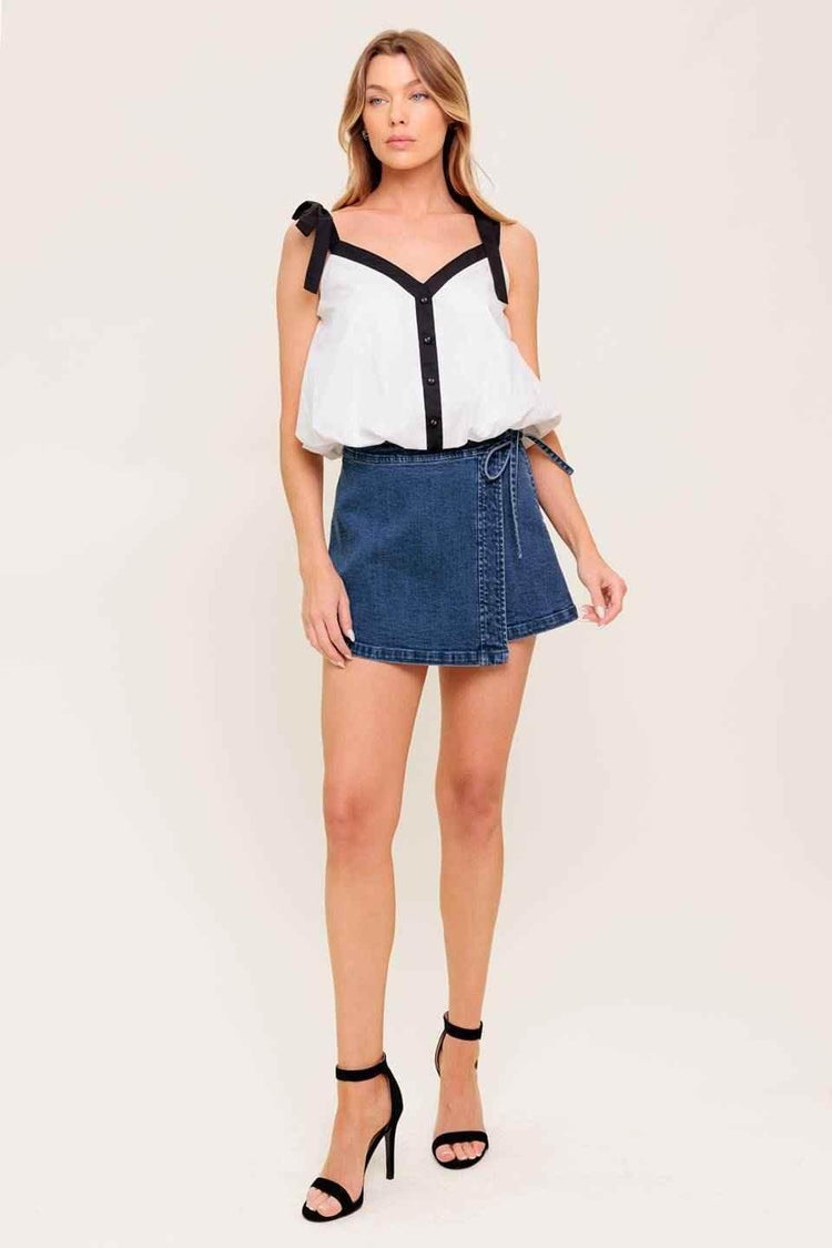 SCENT OF SPRING WOVEN TOP TOPS by Flying Tomato