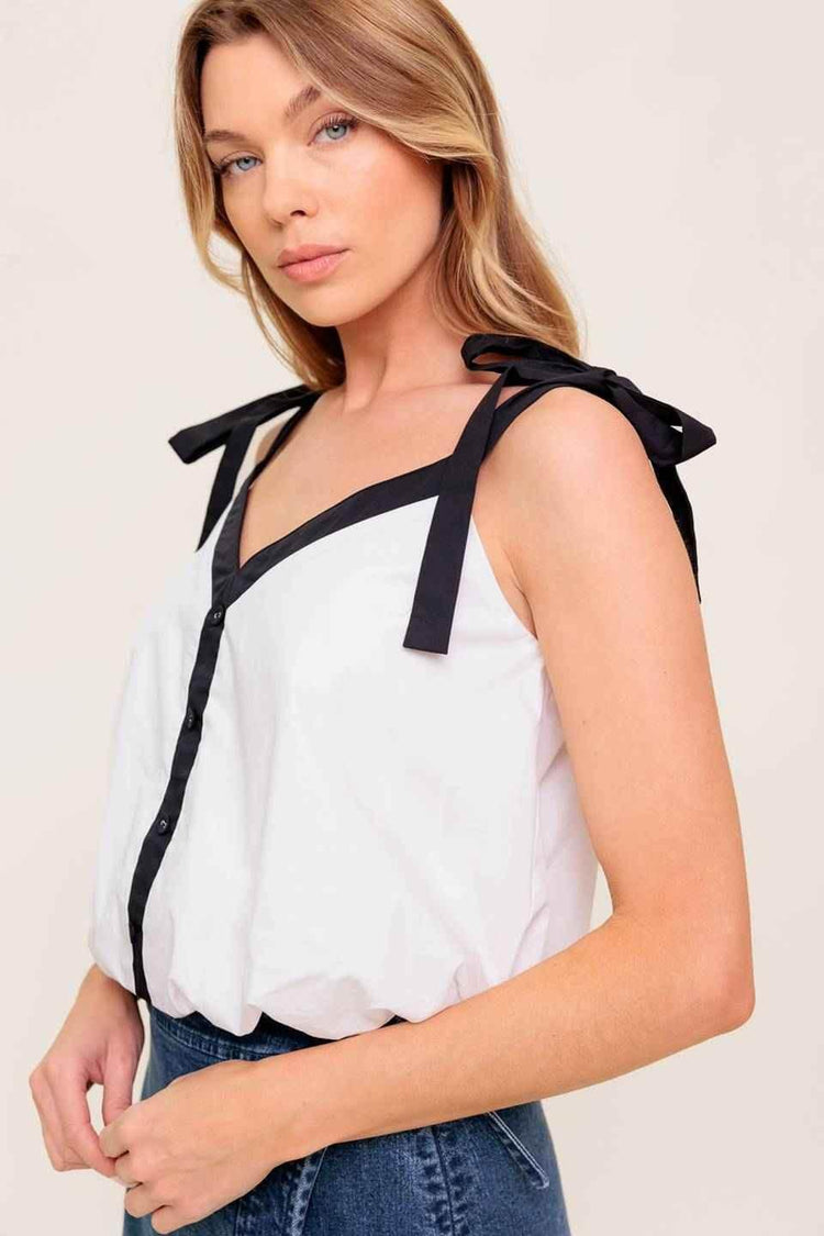 SCENT OF SPRING WOVEN TOP TOPS by Flying Tomato