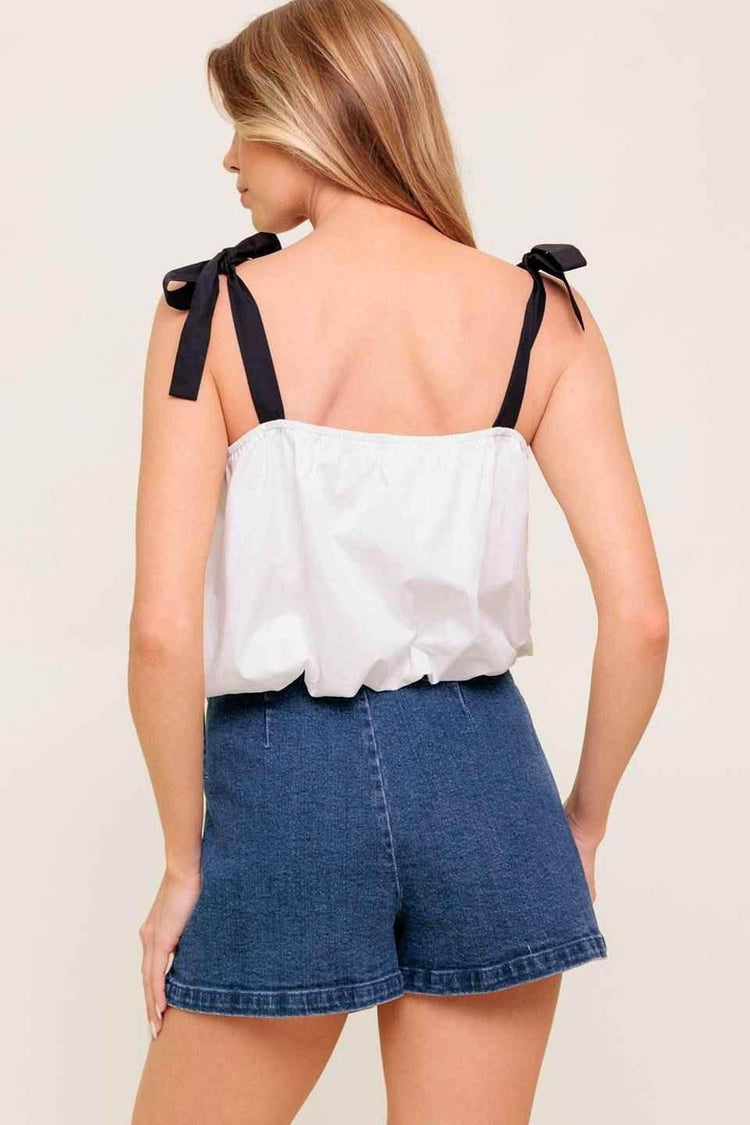 SCENT OF SPRING WOVEN TOP TOPS by Flying Tomato