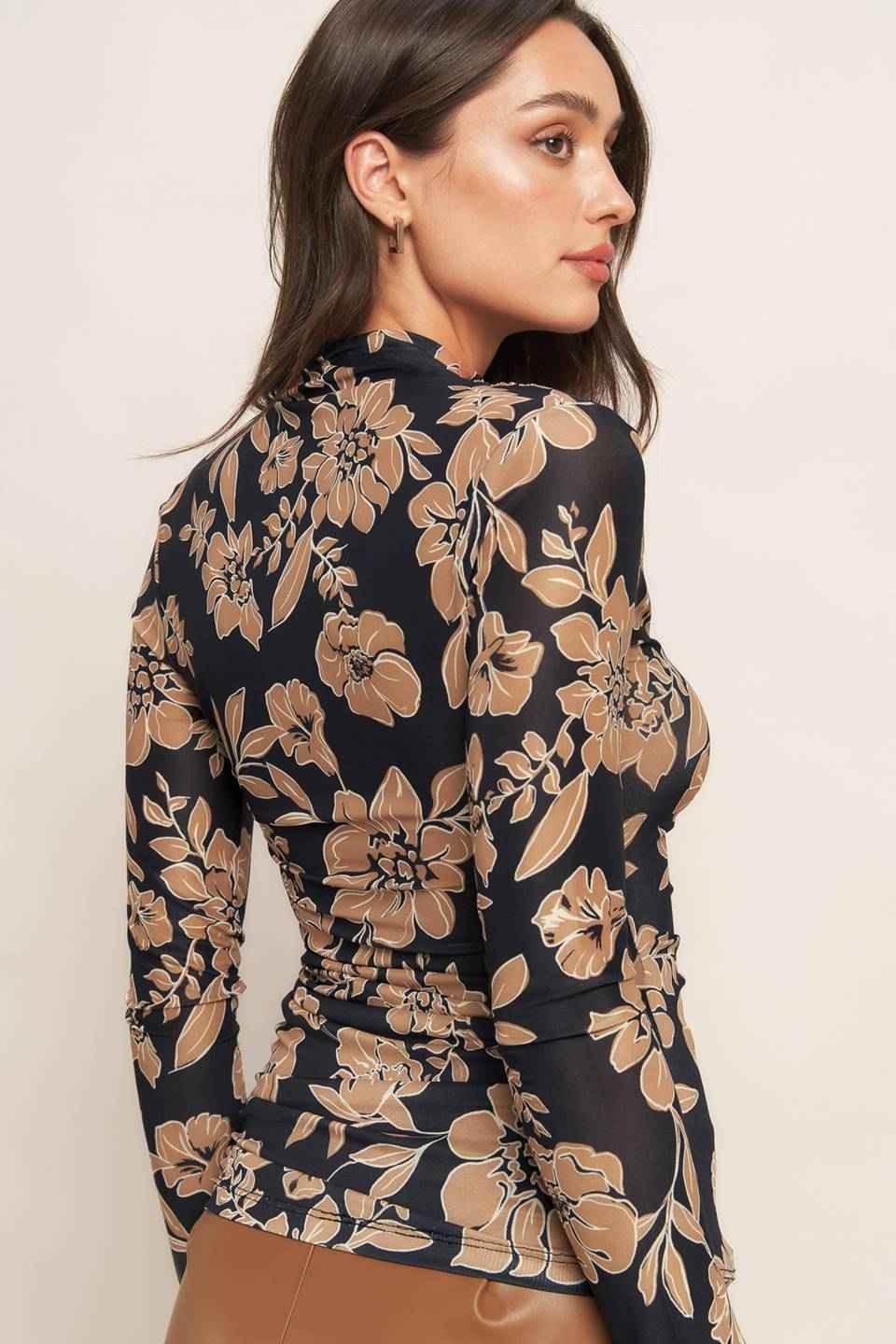 CITY NIGHT OUT POWER MESH TOP TOPS by Flying Tomato