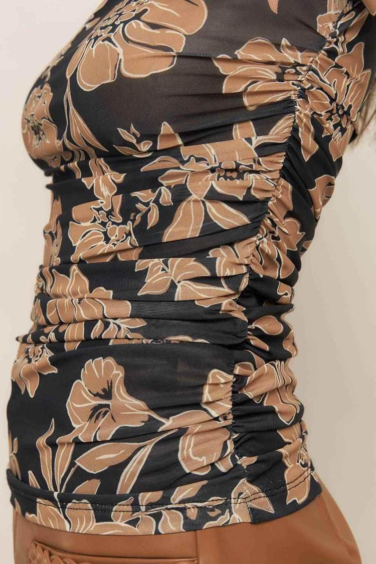 CITY NIGHT OUT POWER MESH TOP TOPS by Flying Tomato