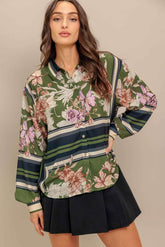 GARDEN CLUB WOVEN TOP TOPS by Flying Tomato