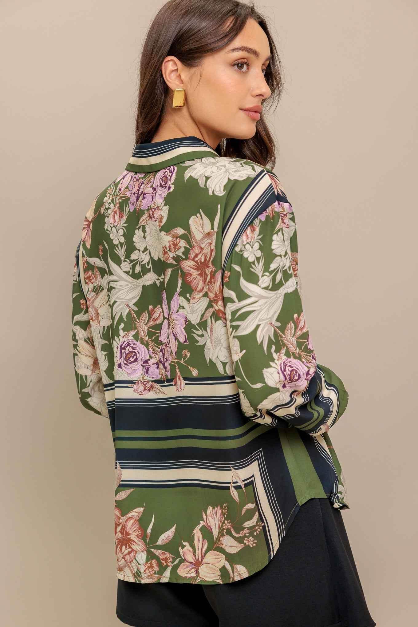 GARDEN CLUB WOVEN TOP TOPS by Flying Tomato