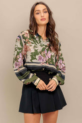 GARDEN CLUB WOVEN TOP TOPS by Flying Tomato