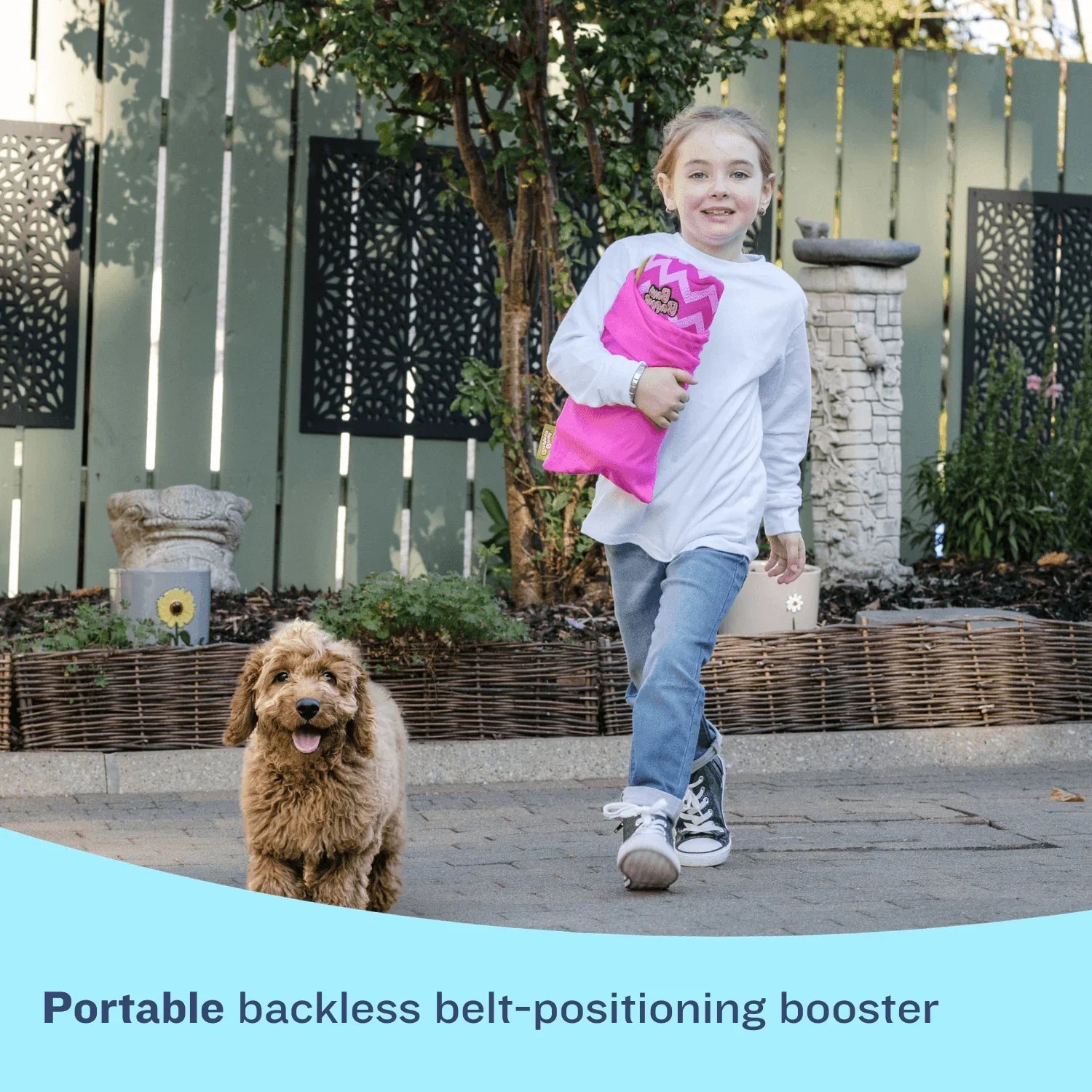 BubbleBum Inflatable Car Booster Seat - Travel Booster Seat - Pink Style ✔️ by BubbleBum Booster Seats