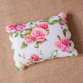 DaDa Bedding Romantic Roses Spring Floral Pink Scalloped Pillow Sham 1-Piece (JHW879) Pillow Case by DaDalogy Bedding Collection