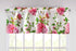 DaDa Bedding Romantic Roses Pink Floral Window Curtain Valance - 18" x 52" (JHW-879) Valance by DaDalogy Bedding Collection