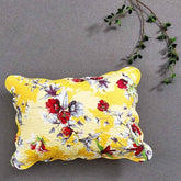 DaDa Bedding Sunshine Yellow Hummingbirds Floral Scalloped Pillow Sham 1-Piece (JHW-925) Pillow Case by DaDalogy Bedding Collection