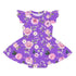 Ruffle Dress Short Sleeve Lavender Rose by Khlobe