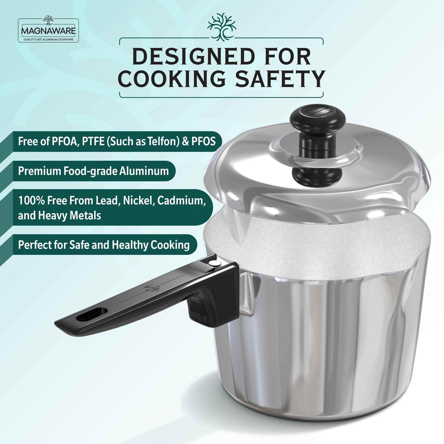 3 Quart Sauce Pan with Lid Home & Garden by MAGNAWARE