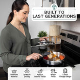 10 Inch Sauté Pan with Lid Home & Garden by MAGNAWARE