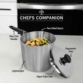 4 Quart Sauce Pan with Lid Home & Garden by MAGNAWARE