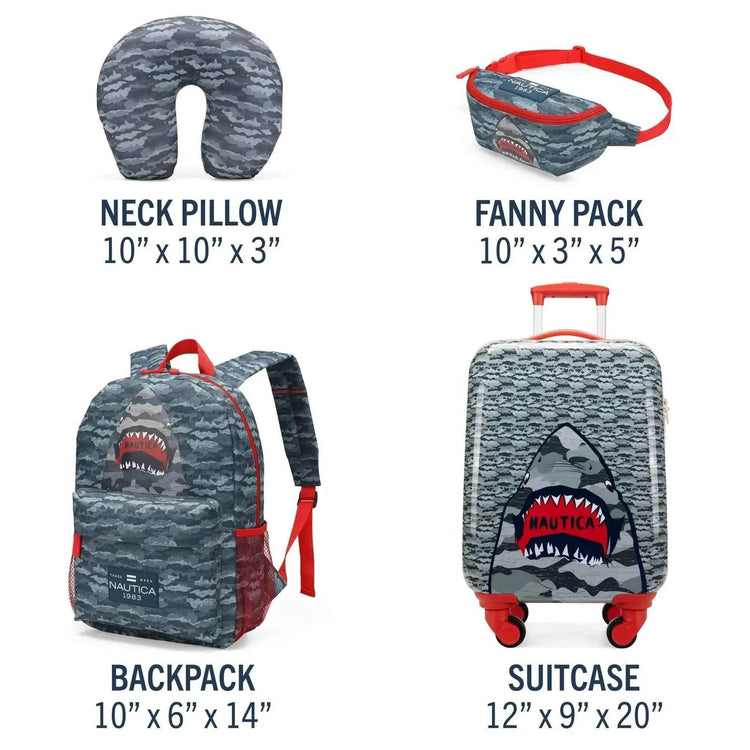 Kids Adventure 18" Carry-on Suitcase and Kits Carry-on Suitcases by Travellty