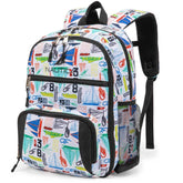 Kids Backpack for School | Sailboats | 16" Tall Kid&