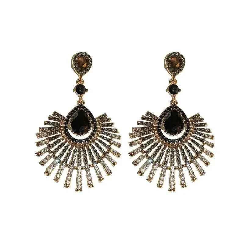 Exaggerated Water Drop Earrings - Luxe Look Earrings by Zopi / AliExpress