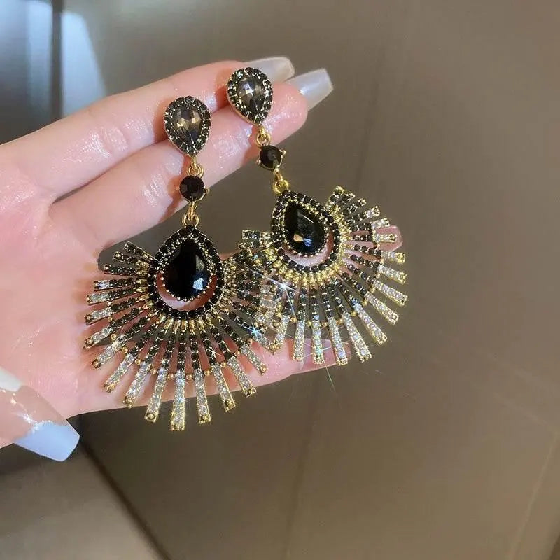 Exaggerated Water Drop Earrings - Luxe Look Earrings by Zopi / AliExpress
