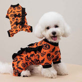 Pet Halloween Four-Legged Costume Pumpkin Head Costume Halloween home decor(万圣节装饰) by FFOrder