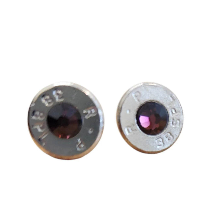 Head Stamp Stud Earrings Earrings by Sarahs Jewelry Designs