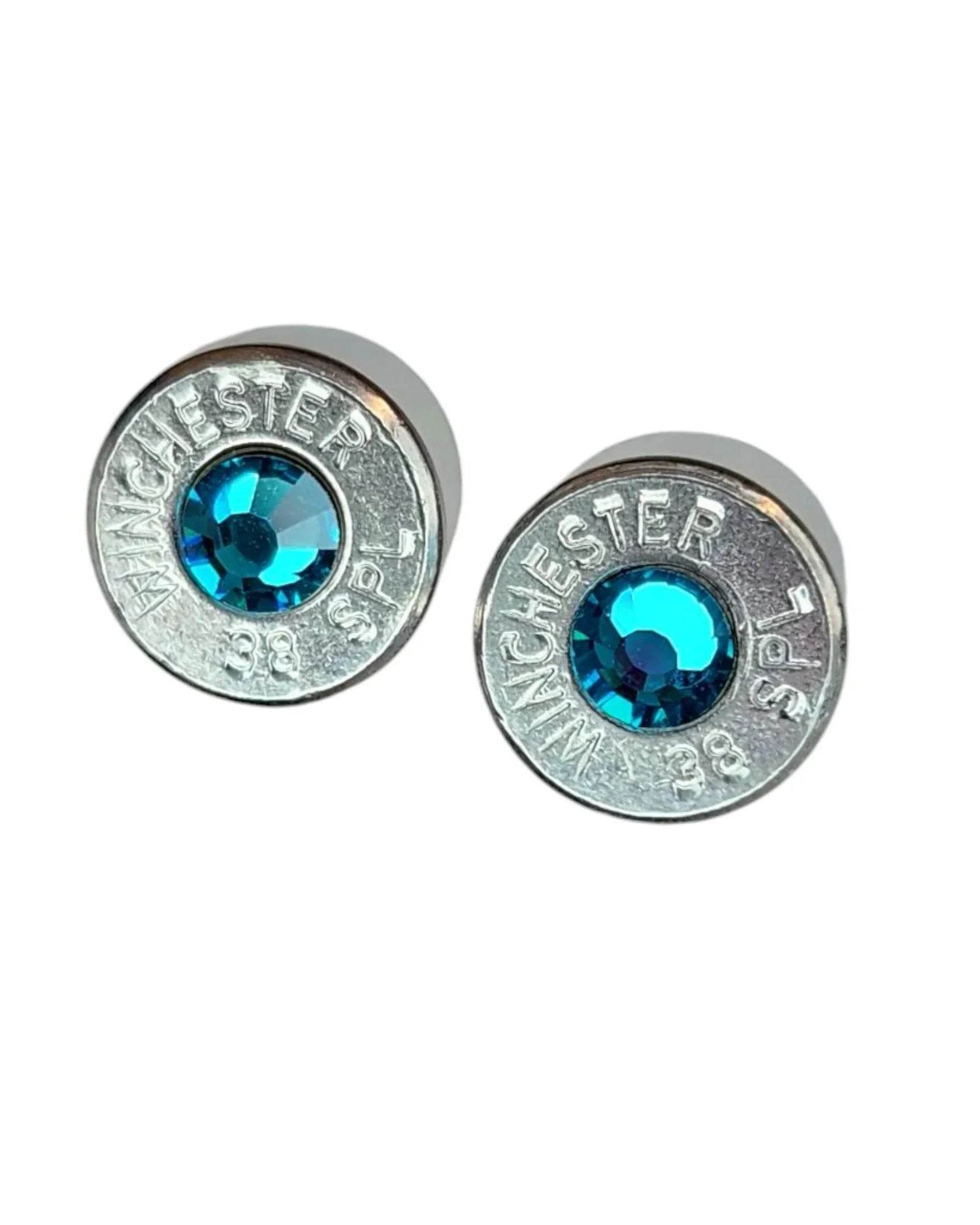 Head Stamp Stud Earrings Earrings by Sarahs Jewelry Designs