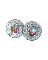 Head stamp Stud Earrings Earrings by Sarahs Jewelry Designs