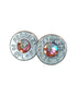 Head stamp Stud Earrings Earrings by Sarahs Jewelry Designs