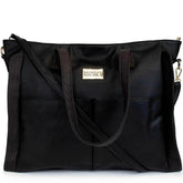 Rose Vegan Leather Weekender Tote Bag Weekender Bags by Travellty