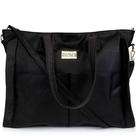 Rose Vegan Leather Weekender Tote Bag Weekender Bags by Travellty