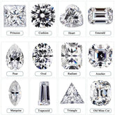 0.3-10ct Rare Oval Cut Moissanite Loose Stone Moissanite Diamond by DSERS