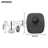 100pcs Anti Theft Tags Rf 8.2Mhz Mini Square EAS Retail Security Clothes Hard Tags for Garment Shop Supermarket with Pins Unlock by DSERS
