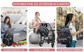 3 In 1 Diaper Bag Backpack Foldable Baby Bed Waterproof Travel Bag with USB Charge Diaper Bag Backpack with Changing Bed 3 types Diaper Bag Backpack by DS