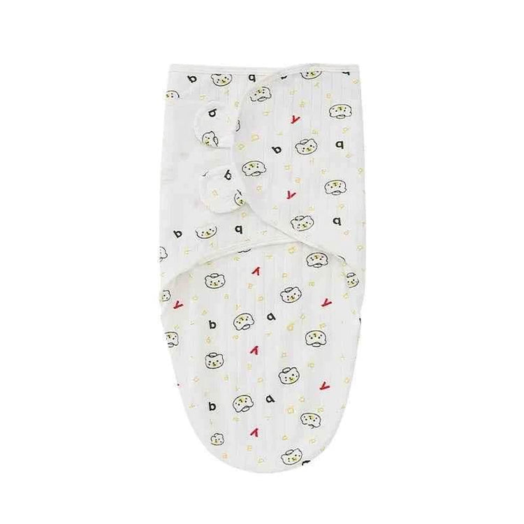 Newborn Baby Wrap Anti-Startle 2Pcs/Set Baby Swaddle Sleeping Cocoon Design 100%Cotton Baby Adjustable Blanket 0-6 Months by DSERS