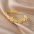 Adjustable Gold Nefertiti Inspired Cuff Bracelet Jewelry & Accessories by Zopi / AliExpress