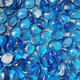 100g/3.52oz(Approx. 18-25pcs) Oblate Bead Glass Mosaic Tiles Colorful Round Mosaic Making Material Multi Diameter DIY Craft Tile by DSERS