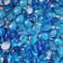 100g/3.52oz(Approx. 18-25pcs) Oblate Bead Glass Mosaic Tiles Colorful Round Mosaic Making Material Multi Diameter DIY Craft Tile by DSERS