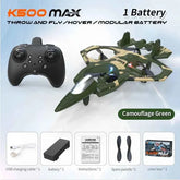 K500MAX Drone Fighter Jet 4k HD Professional Drone Camera WIFI Fpv Aircraft Quadcopte Aerial Photography Drone Birthday Toys Jet Fighter Toy by DSERS