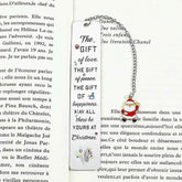 A stainless steel pendant bookmark about Christmas, the warmest Christmas reading gift for loved ones on Christmas Eve. by DSERS