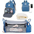 3 In 1 Diaper Bag Backpack Foldable Baby Bed Waterproof Travel Bag with USB Charge Diaper Bag Backpack with Changing Bed 3 types Diaper Bag Backpack by DS