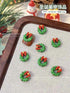 Christmas Series Nail Art Accessories 3D Resin Nail Charms Cute Bells Reindeer Snowman Cartoon Versatile Winter Nail Decorations by DSERS