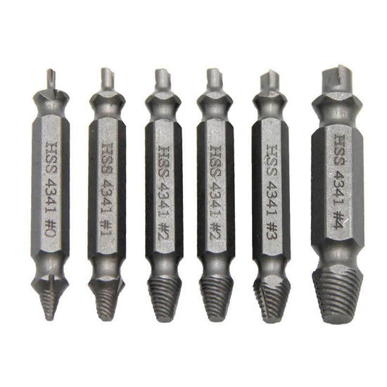 Extractor Double Head Screw Slide Tooth Removal Tool S2 Screwdriver Screwdriver Screwdriver Head Broken Wire Set Extractor Double Head Screw by DSERS