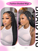 Tribal Synthetic Cornrow Braided Wigs Full Lace Wig 36Inches Knotless Jumbo Knotless Box Braids Wig Square Part For Black Women Braided Wigs by DSERS / AliHairs Store